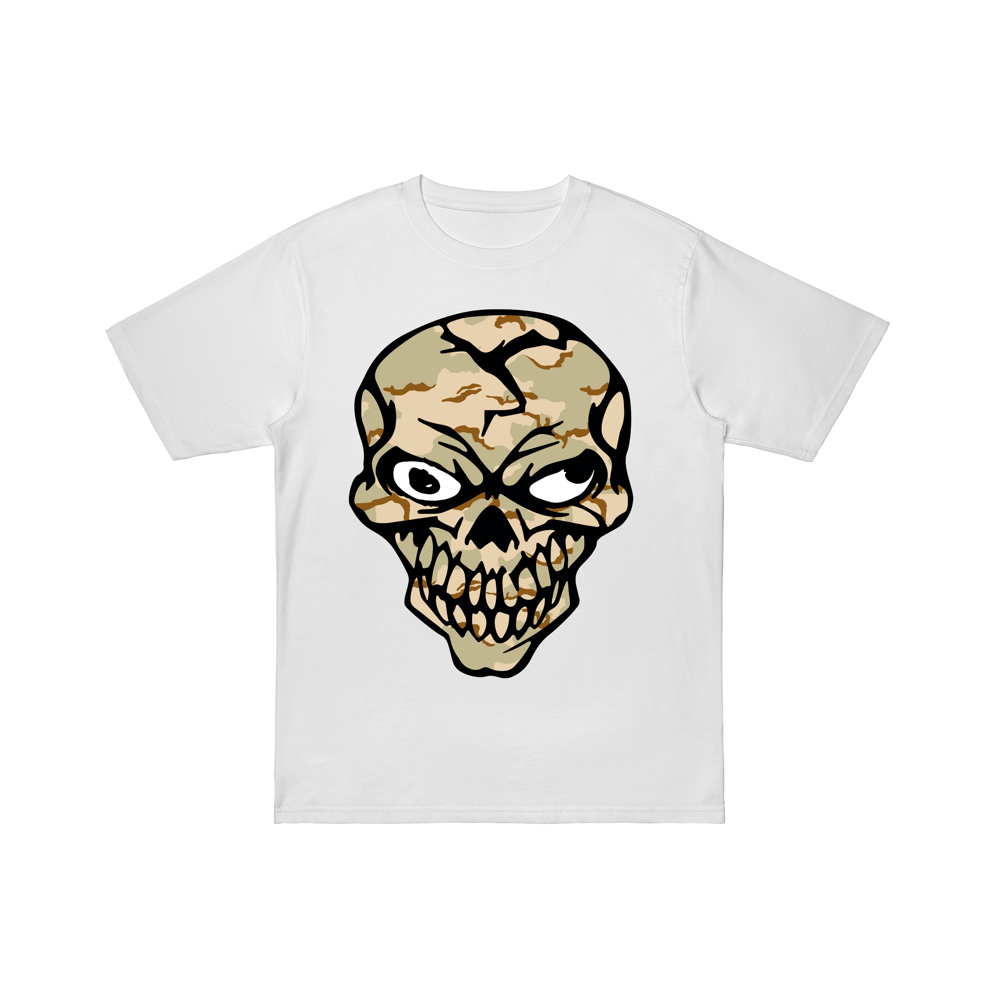 CONTAINERS CAMO SKULL TEE